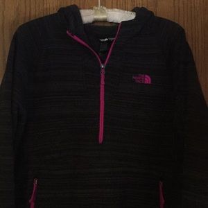 The North Face fleece hoodie